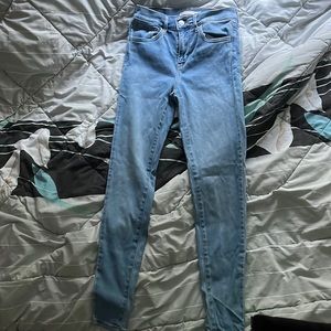 Levi’s 720 High Rise super skinny jeans size 24x30